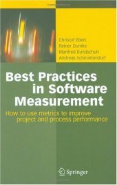 book Best Practices in Software Measurement