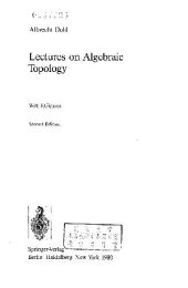 book Lectures on algebraic topology