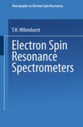 book Electron Spin Resonance Spectrometers