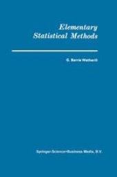 book Elementary Statistical Methods