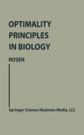 book Optimality Principles in Biology