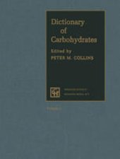 book Dictionary of Carbohydrates