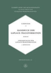 book Handbuch der Laplace-Transformation: Anwendungen der Laplace-Transformation