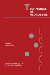 book Techniques of Neurolysis