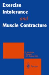 book Exercise Intolerance and Muscle Contracture