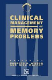 book Clinical Management of Memory Problems