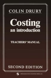 book Costing: An introduction Teachers’ Manual