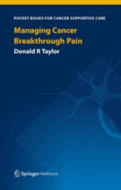 book Managing Cancer Breakthrough Pain