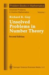 book Unsolved Problems in Number Theory