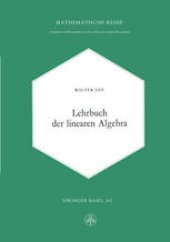 book Lehrbuch der linearen Algebra