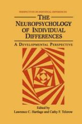 book The Neuropsychology of Individual Differences: A Developmental Perspective