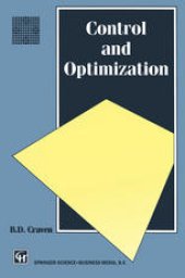 book Control and Optimization