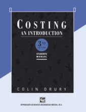 book Costing An introduction: Students’ Manual