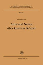 book Altes und Neues über konvexe Körper