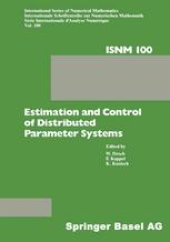 book Estimation and Control of Distributed Parameter Systems: Proceedings of an International Conference on Control and Estimation of Distributed Parameter Systems, Vorau, July 8–14, 1990