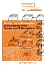 book Energiemodelle für die Bundesrepublik Deutschland