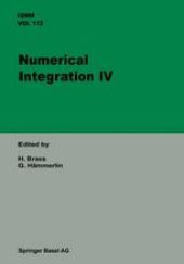 book Numerical Integration IV: Proceedings of the Conference at the Mathematical Research Institute, Oberwolfach, November 8–14, 1992