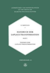 book Handbuch der Laplace-Transformation: Band I: Theorie der Laplace-Transformation