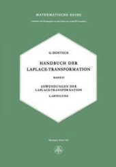 book Handbuch der Laplace-Transformation: Band II Anwendungen der Laplace-Transformation