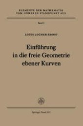 book Einführung in die freie Geometrie ebener Kurven