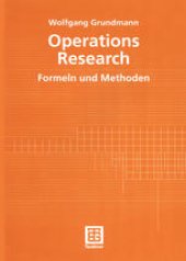 book Operations Research: Formeln und Methoden