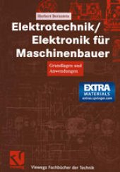 book Elektrotechnik/Elektronik für Maschinenbauer: Grundlagen und Anwendungen