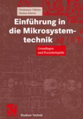 book Einführung in die Mikrosystemtechnik: Grundlagen und Praxisbeispiele