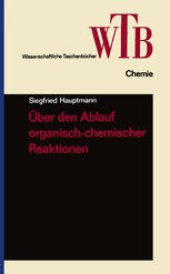 book Über den Ablauf organisch-chemischer Reaktionen