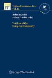 book Tort Law of the European Community