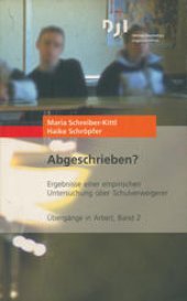 book Abgeschrieben?: Ergebnisse einer empirischen Untersuchung über Schulverweigerer