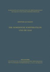 book Der homerische Schiffskatalog und die Ilias