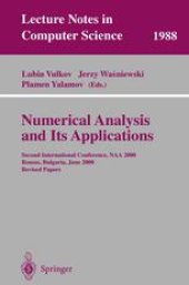 book Numerical Analysis and Its Applications: Second InternationalConference, NAA 2000 Rousse, Bulgaria, June 11–15, 2000 Revised Papers