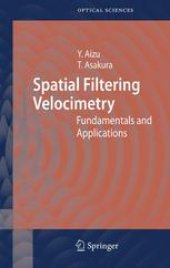 book Spatial Filtering Velocimetry: Fundamentals and Applications