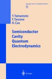 book Semiconductor Cavity Quantum Electrodynamics