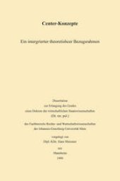 book Center-Konzepte: Ein integrierter theoretischer Bezugsrahmen