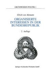 book Organisierte Interessen in der Bundesrepublik Deutschland