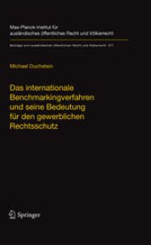 book Das internationale Benchmarkingverfahren und seine Bedeutung für den gewerblichen Rechtsschutz: Indikatoren und Benchmarks zur Überwachung des Internationalen Pakts über wirtschaftliche, soziale und kulturelle Rechte sowie ihre exemplarische Darstellung f