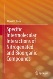 book Specific Intermolecular Interactions of Nitrogenated and Bioorganic Compounds