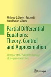 book Partial Differential Equations: Theory, Control and Approximation: In Honor of the Scientific Heritage of Jacques-Louis Lions