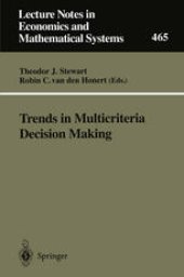 book Trends in Multicriteria Decision Making: Proceedings of the 13th International Conference on Multiple Criteria Decision Making, Cape Town, South Africa, January 1997