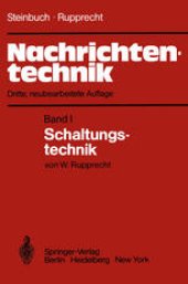 book Nachrichtentechnik: Band 1: Schaltungstechnik