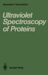 book Ultraviolet Spectroscopy of Proteins