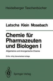 book Chemie für Pharmazeuten und Biologen I: Begleittext zum Gegenstandskatalog GK1 Allgemeine und Anorganische Chemie