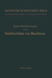 book Stahlleichtbau von Maschinen