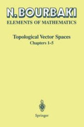 book Topological Vector Spaces: Chapters 1–5