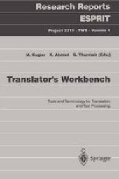 book Translator’s Workbench: Tools and Terminology for Translation and Text Processing