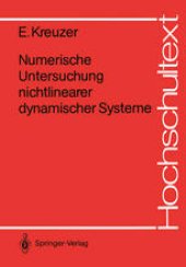 book Numerische Untersuchung nichtlinearer dynamischer Systeme
