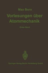 book Vorlesungen über Atommechanik