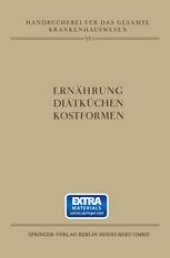 book Ernährung · Diätküchen · Kostformen