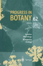 book Progress in Botany: Genetics Physiology Systematics Ecology